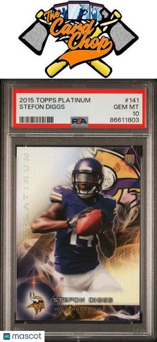 2015 Topps Platinum #141 Stefon Diggs PSA 10