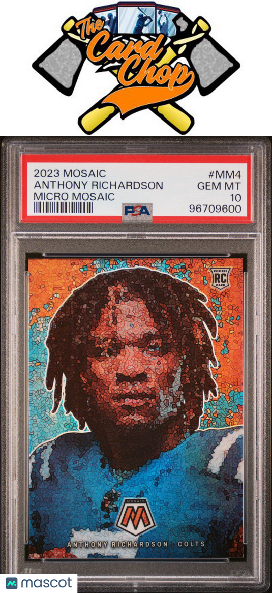 2023 Panini Mosaic Micro Mosaic #MM4 Anthony Richardson PSA 10