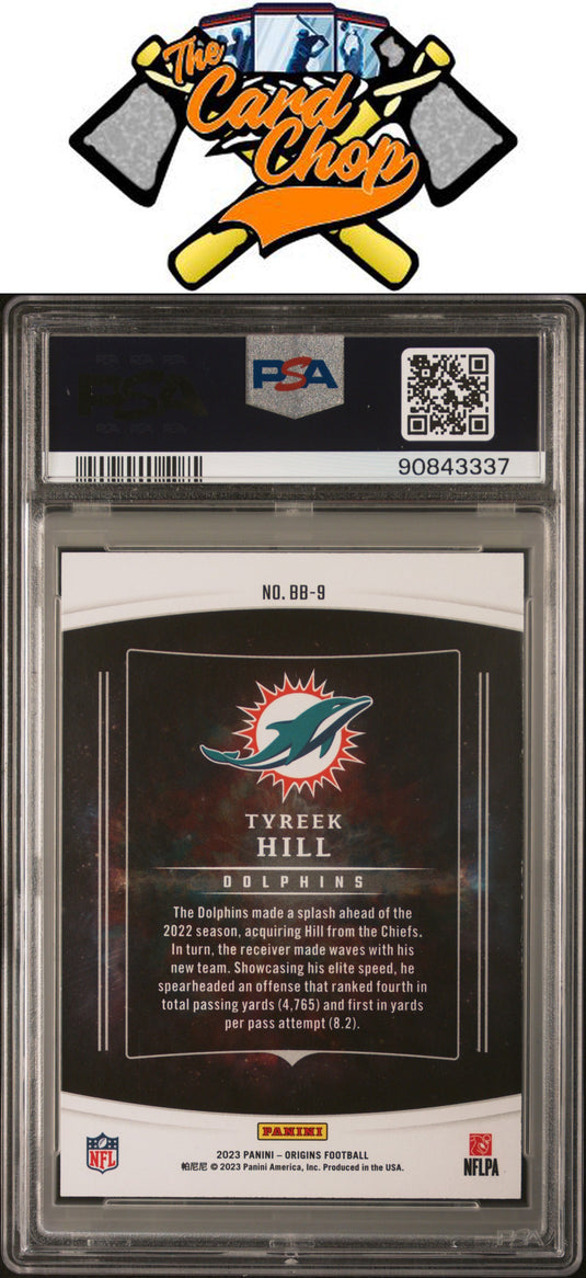 2023 Panini Origins Big Bang #BB9 Tyreek Hill PSA 9