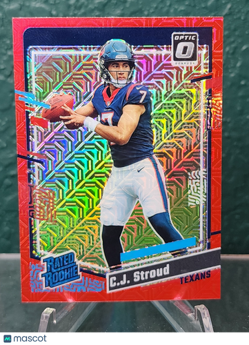 2023 Donruss Optic #244 C.J. Stroud Red Mojo