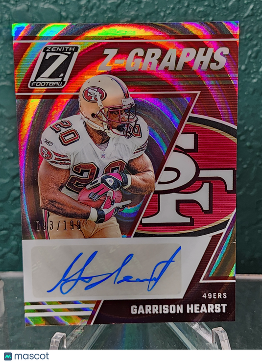 2023 Panini Zenith #ZG-GHT Garrison Hearst Z-Graphs #/199