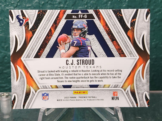 2023 Panini Phoenix #FF-6 C.J. Stroud Fire Forged