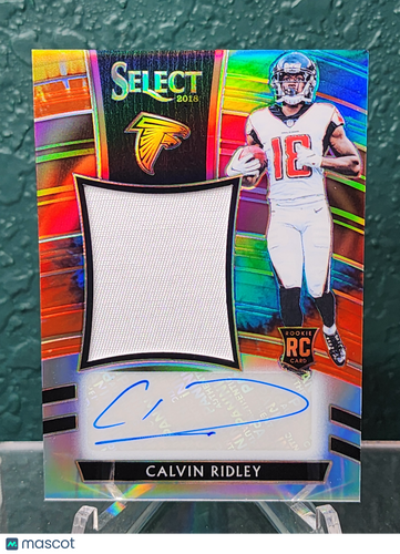 2018 Select #JM-CR Calvin Ridley Jumbo RPA Tie-Dye Prizm #/15