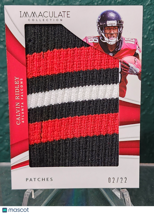 2018 Panini Immaculate Collection #IM-9 Calvin Ridley Immaculate Patches #/22