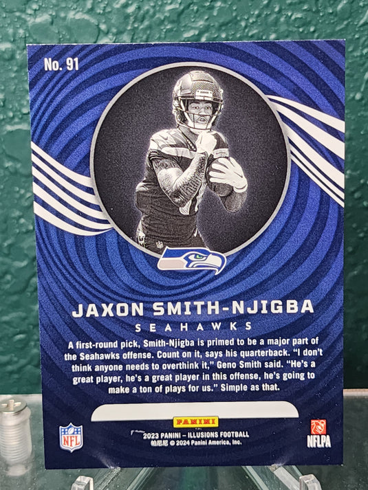 2023 Panini Illusions #91 Jaxon Smith-Njigba Starlight Trophy Collection