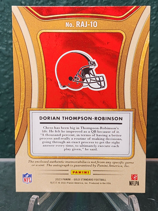 2023 Gold Standard #RAJ-10 Dorian Thompson-Robinson RPA Jumbo #/149