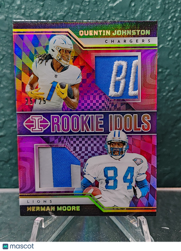 2023 Panini Illusions #RM-JM  Moore / Johnston Rookie Idols Dual /25