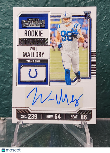 2023 Contenders #267 Will Mallory Auto