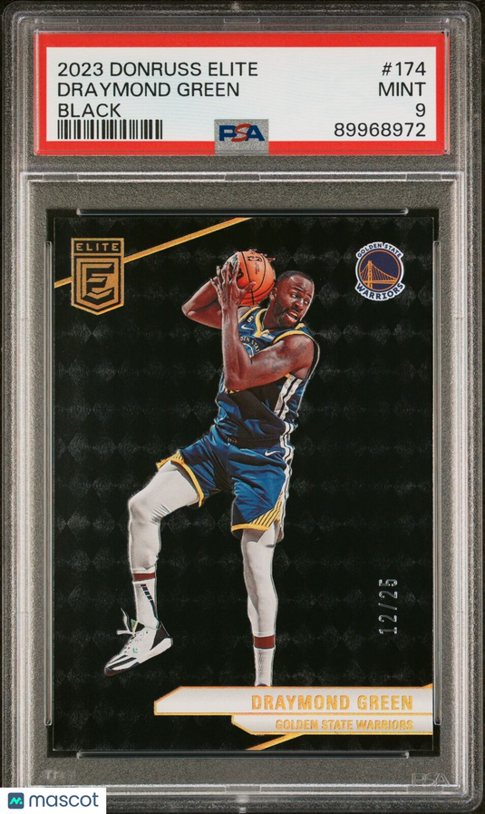 2023 Panini Donruss Elite #174 Draymond Green Black /25 PSA 9