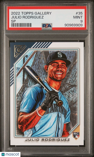 2022 Topps Gallery #35 Julio Rodriguez Sp PSA 9