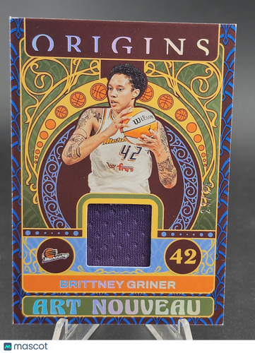 2023 Panini Origins WNBA #AN-BGN Brittney Griner Art Nouveau Memorabilia