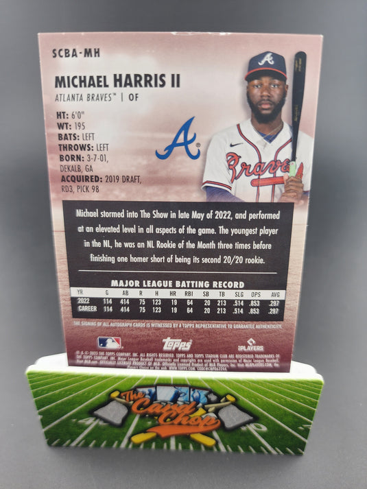 2023 STADIUM CLUB #SCBA-MH MICHAEL HARRIS AUTO