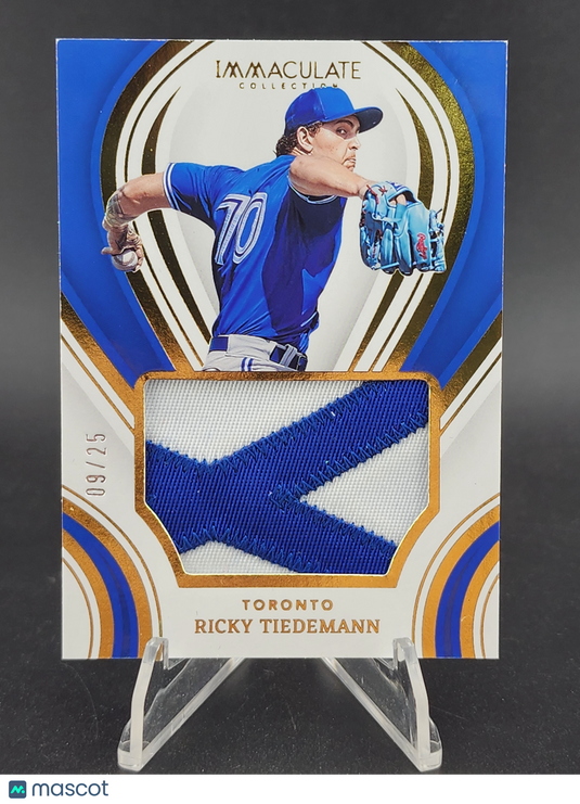 2023 Immaculate Collection #PPM-RT Ricky Tiedemann Prime Rookies Materials #/25