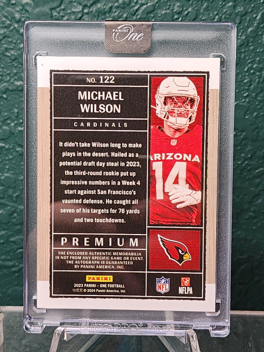 2023 Panini One #122 Michael Wilson #/99