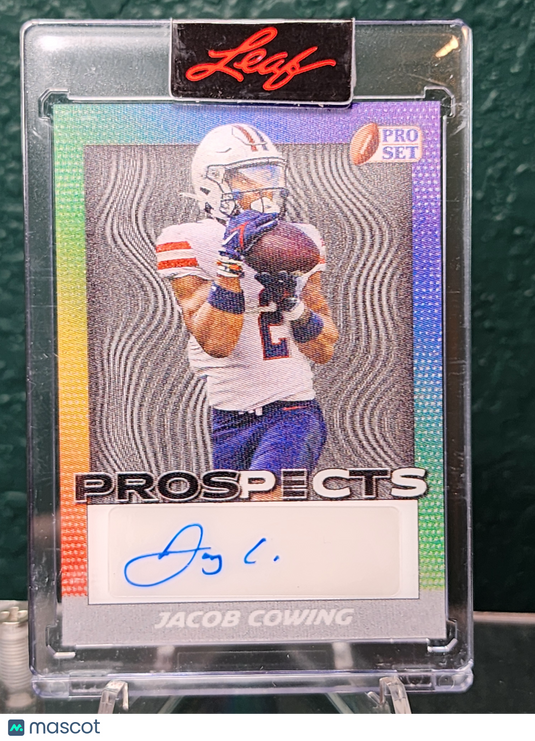 2024 LEAF PRO SET #PR-JC1 JACOB COWING LENTICULAR AUTO