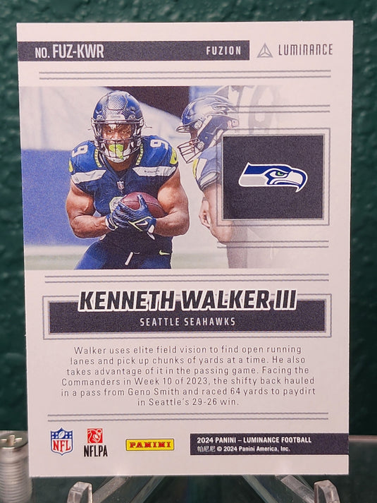 2024 Luminance #FUZ-KWR Kenneth Walker III Fuzion