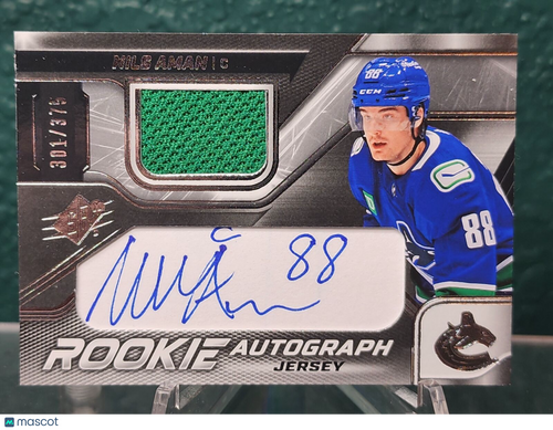 2022-23 SPx #NA Nils Aman Rookie Auto Jersey #/375