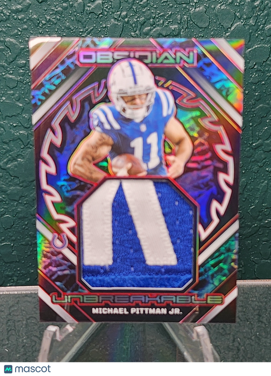 2023  Obsidian #UM-MPI Michael Pittman Jr. Unbreakable  Electric Etch Red #/8