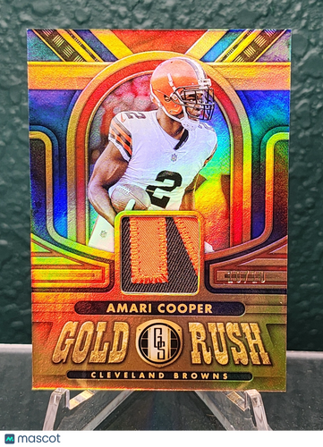 2023 Panini Gold Standard #GR-AC Amari Cooper Gold Rush Sapphire #/10