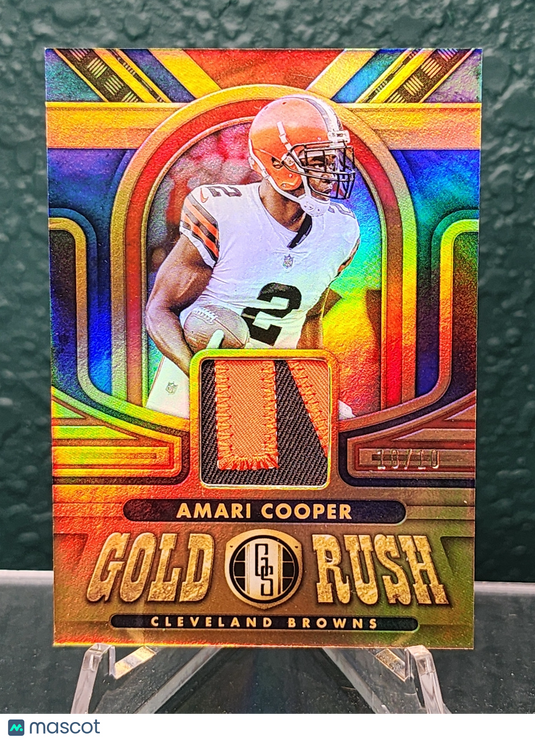 2023 Panini Gold Standard #GR-AC Amari Cooper Gold Rush Sapphire #/10