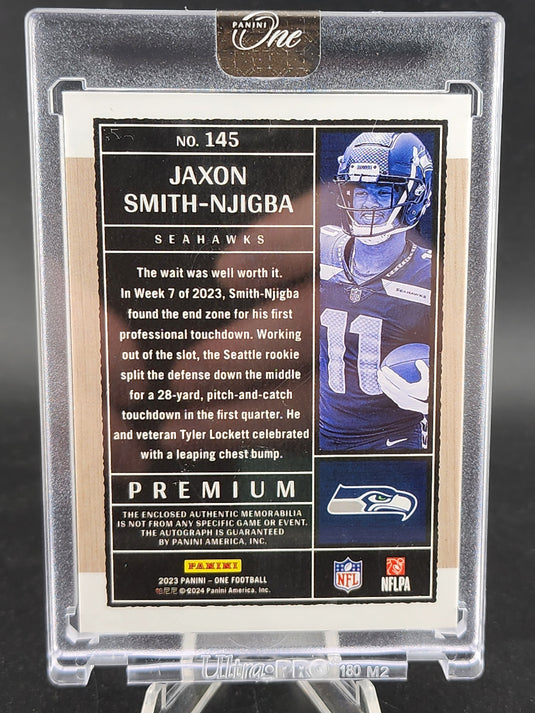 2023 Panini One #145 Jaxon Smith-Njigba Red #/15