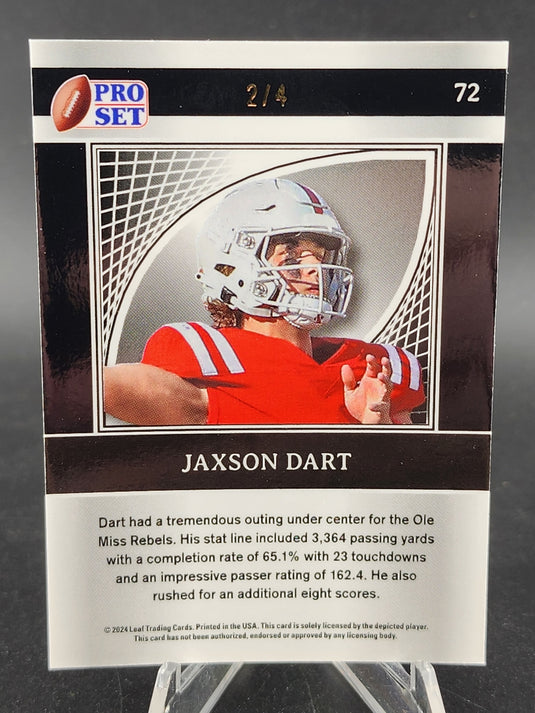 2024 Leaf Electrum #72 Jaxson Dart /4