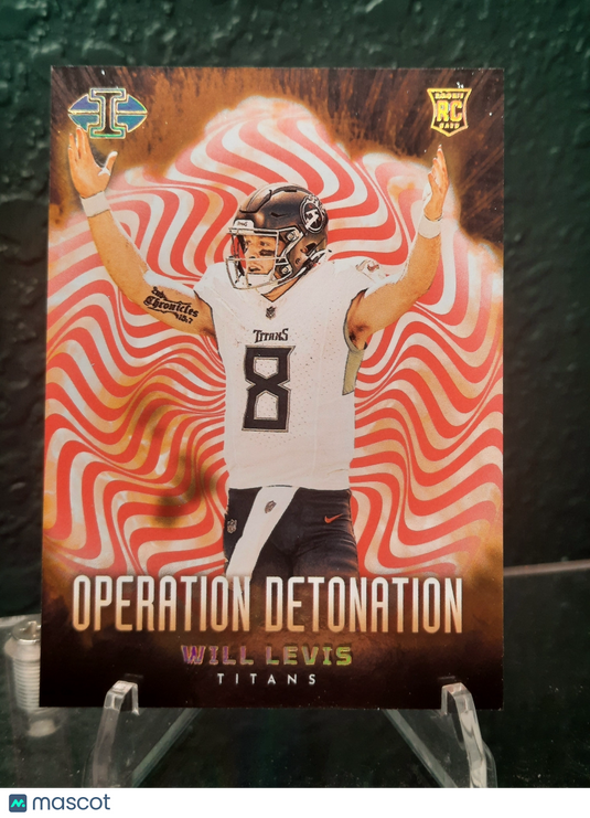 2023 Panini Illusions #24 Will Levis Operation Detonation Red #/75