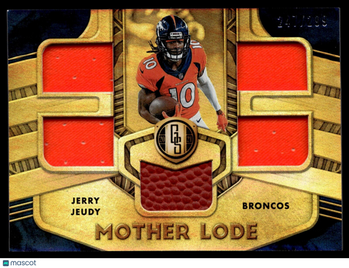 2021 Panini Gold Standard #ML-JJ Jerry Jeudy Mother Lode #/299