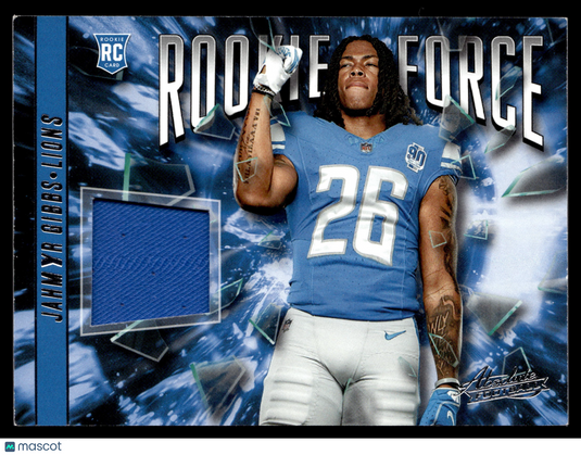 2023 Panini Absolute #RF-23 Jahmyr Gibbs Rookie Force