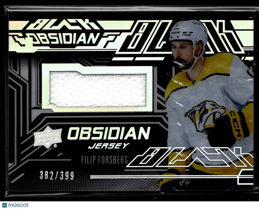 2022-23 SPx #OJ-FF Filip Forsberg UD Black Obsidian Jerseys #/399