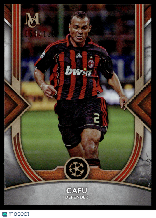 2022-23 Topps Museum Collection UEFA Champions League #15 Cafu Copper #/125