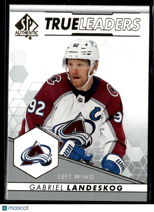 2022-23 SP Authentic #TL-1 Gabriel Landeskog True Leaders