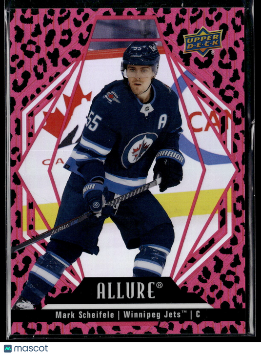 2022-23 Upper Deck Allure #51 Mark Scheifele Pink Leopard