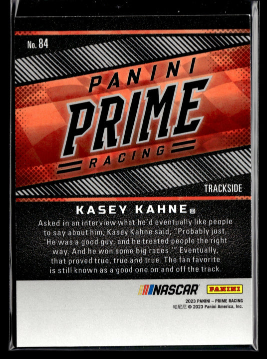 2023 Panini Prime #84 Kasey Kahne #/49