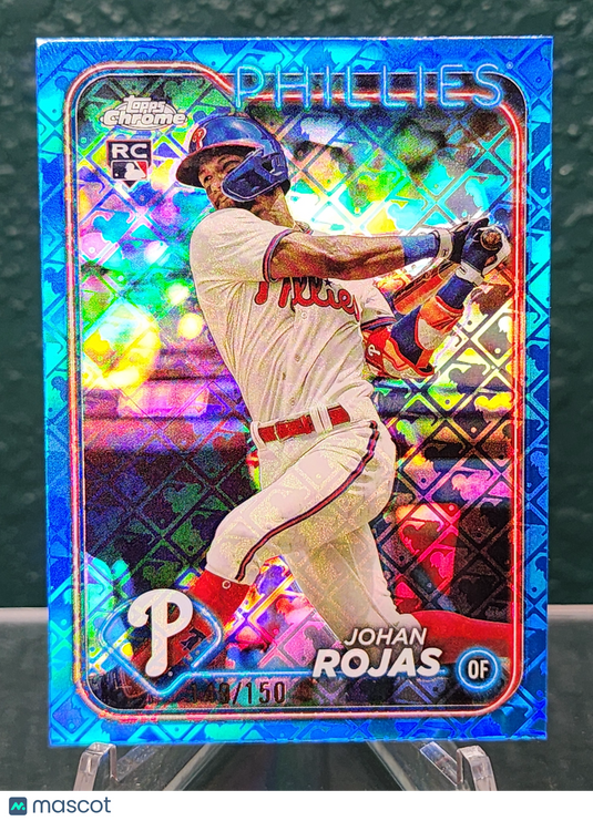 2024 Topps Chrome Logofractor Edition #273 Johan Rojas /150