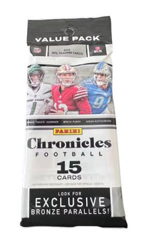 2022 Panini Chronicles Football Jumbo Value Pack (Bronze Parallels!)