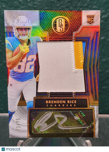 2024 Panini Gold Standard #283 Brenden Rice White Gold #/75