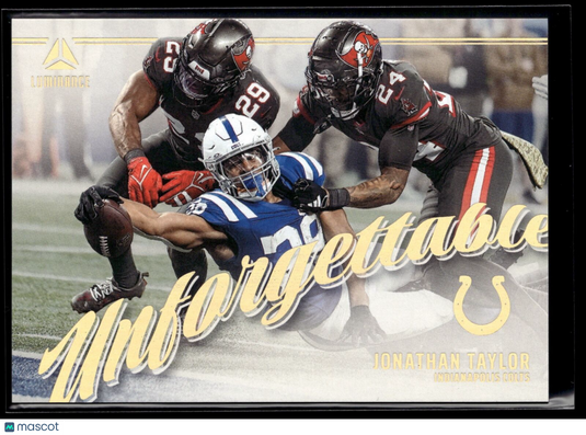 2024 Panini Luminance #UNF-JTR Jonathan Taylor Unforgettable