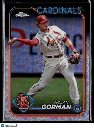 2024 Topps Chrome Logofractor #97 Nolan Gorman Logofractor