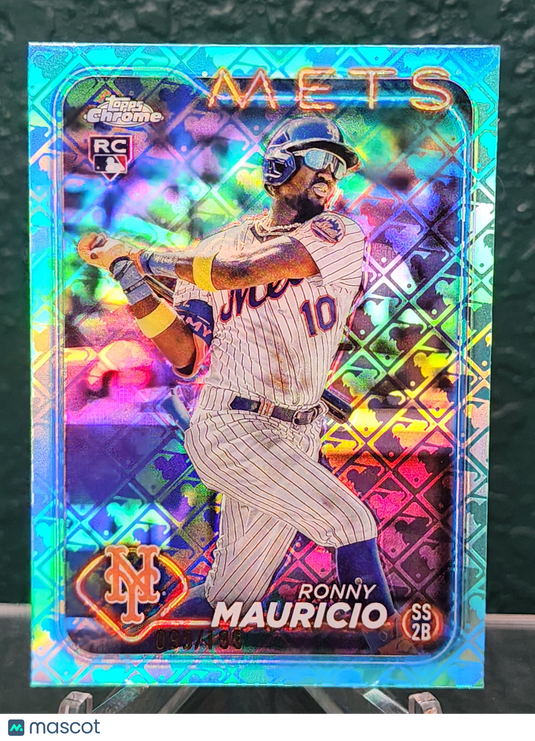 2024 Topps Chrome Logofractor #28 Ronny Mauricio /199