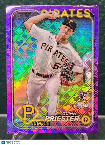 2024 Topps Chrome Logofractor #55 Quinn Priester /250