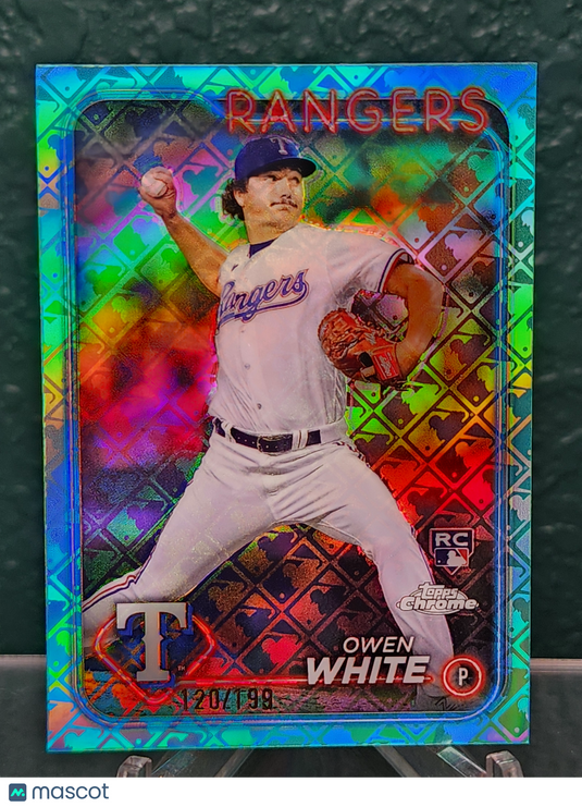 2024 Topps Chrome Logofractor #211 Owen White /199