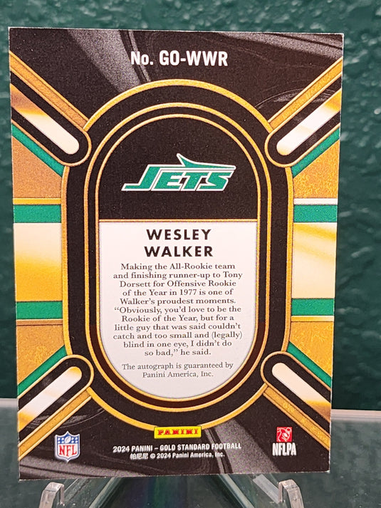 2024 Gold Standard #GO-WWR Wesley Walker /49 Auto