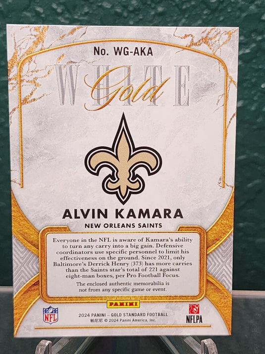 2024 Gold Standard #WG-AKA Alvin Kamara /299