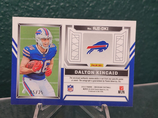 2023  Obsidian #RJI-DKI Dalton Kincaid RPA Ink Electric Etch Green #/25