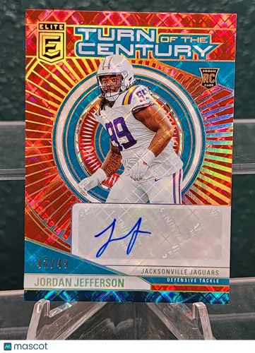 2024 Donruss Elite #TCA-JJE Jordan Jefferson  Autographs Red #/49