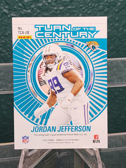 2024 Donruss Elite #TCA-JJE Jordan Jefferson  Autographs Red #/49