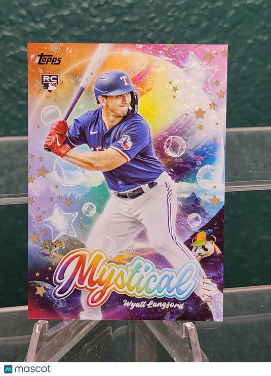 2024 Topps Update #MYS-21 Wyatt Langford Mystical Gold #/75