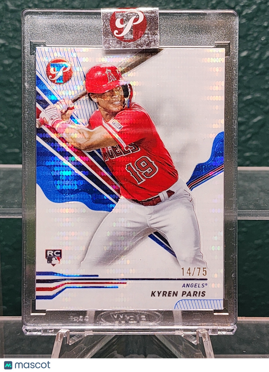 2024 Topps Pristine #87 Kyren Paris Pristine Blue Refractor #/75