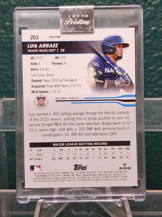 2024 Topps Pristine #253 Luis Arraez Refractor